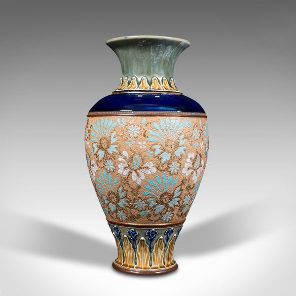 Antique Decorative Vase, English, Ceramic, Display, Art Nouveau, Edwardian, 1910