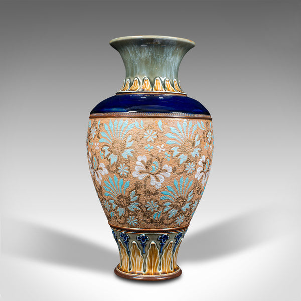 Antique Decorative Vase, English, Ceramic, Display, Art Nouveau, Edwardian, 1910