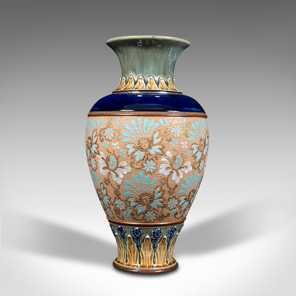 Antique Decorative Vase, English, Ceramic, Display, Art Nouveau, Edwardian, 1910
