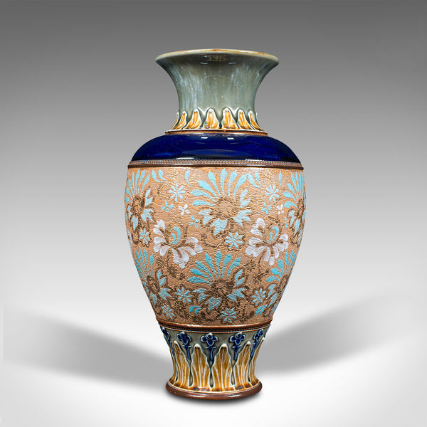 Antique Decorative Vase, English, Ceramic, Display, Art Nouveau, Edwardian, 1910