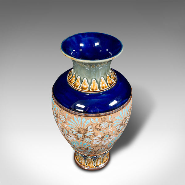 Antique Decorative Vase, English, Ceramic, Display, Art Nouveau, Edwardian, 1910