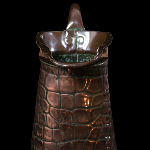 Antique Serving Ewer, English, Copper, Jug, Decorative, Arts & Crafts, Victorian
