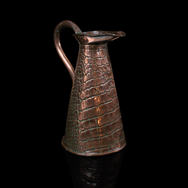 Antique Serving Ewer, English, Copper, Jug, Decorative, Arts & Crafts, Victorian