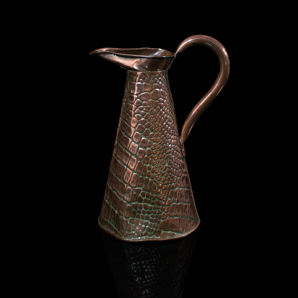 Antique Serving Ewer, English, Copper, Jug, Decorative, Arts & Crafts, Victorian