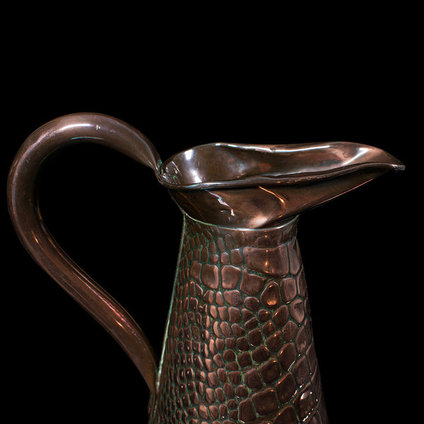 Antique Serving Ewer, English, Copper, Jug, Decorative, Arts & Crafts, Victorian