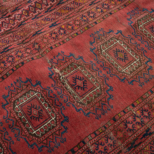 Antique Turkoman Rug, Middle Eastern, Woven Dozar, Decorative Carpet, Circa 1920