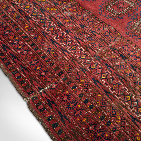 Antique Turkoman Rug, Middle Eastern, Woven Dozar, Decorative Carpet, Circa 1920