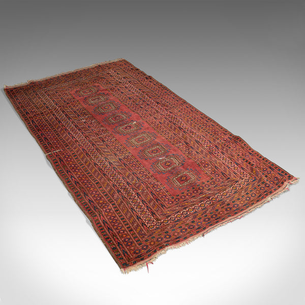 Antique Turkoman Rug, Middle Eastern, Woven Dozar, Decorative Carpet, Circa 1920