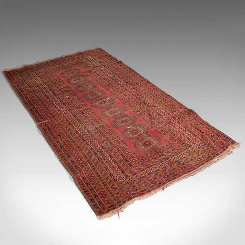 Antique Turkoman Rug, Middle Eastern, Woven Dozar, Decorative Carpet, Circa 1920