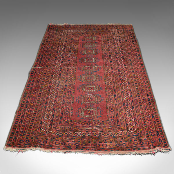 Antique Turkoman Rug, Middle Eastern, Woven Dozar, Decorative Carpet, Circa 1920