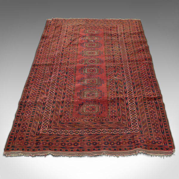 Antique Turkoman Rug, Middle Eastern, Woven Dozar, Decorative Carpet, Circa 1920