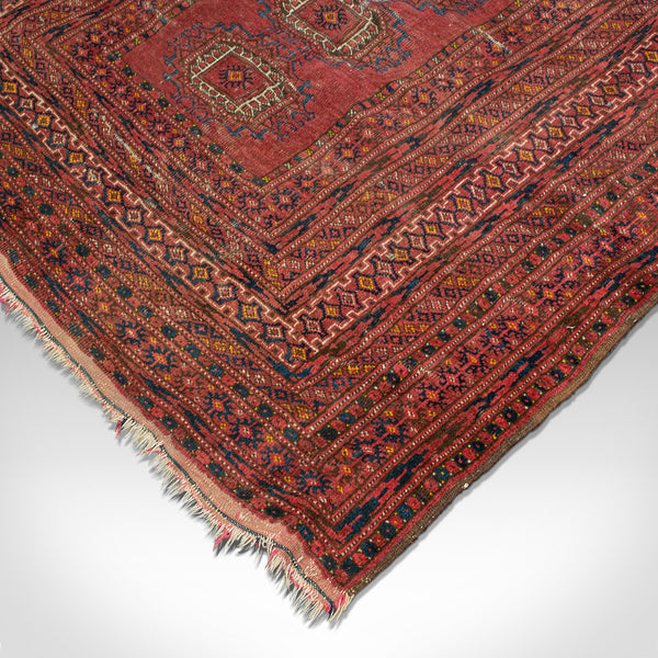 Antique Turkoman Rug, Middle Eastern, Woven Dozar, Decorative Carpet, Circa 1920