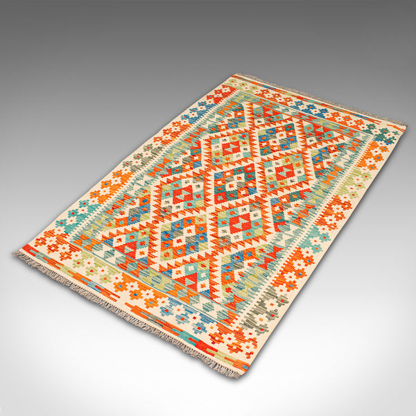 Small Vintage Rug, Decorative, Hall, Lounge Carpet, C20th