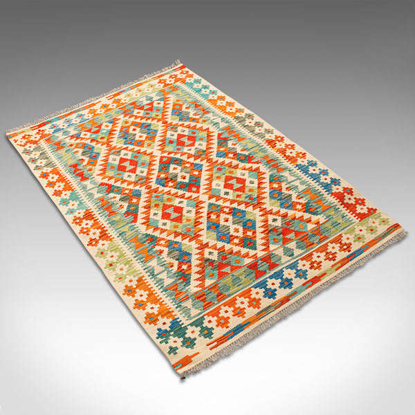 Small Vintage Rug, Decorative, Hall, Lounge Carpet, C20th