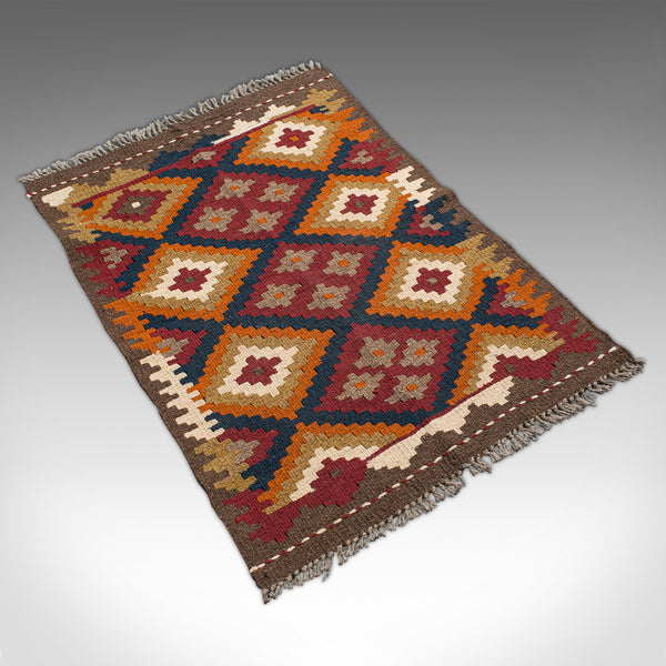 Vintage Maimana Kilim Rug, Caucasian, Decorative Carpet, Prayer Mat, Late 20th.C