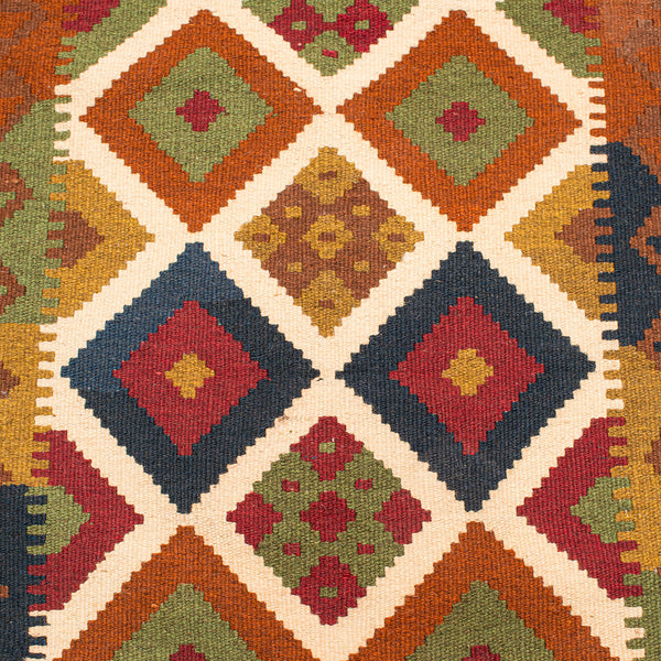 Vintage Maimana Kilim Hall Runner, Caucasian, Decorative, Hallway Carpet, Rug