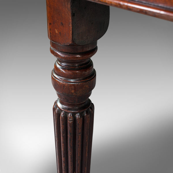 Antique Correspondence Desk, English, Mahogany, Writing Table, Regency, C.1820