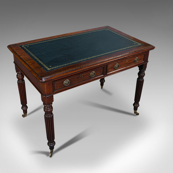 Antique Correspondence Desk, English, Mahogany, Writing Table, Regency, C.1820