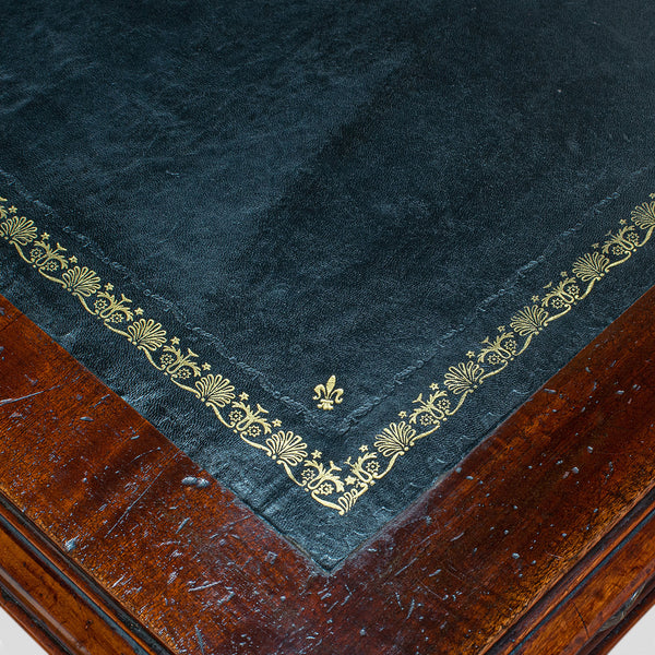 Antique Correspondence Desk, English, Mahogany, Writing Table, Regency, C.1820