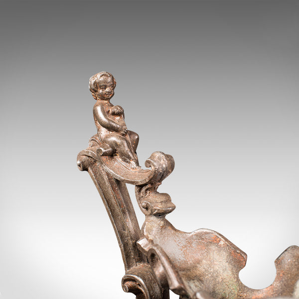 Antique Candelabra, French, Spelter, Candlestick, Ewer, Victorian, Circa 1900