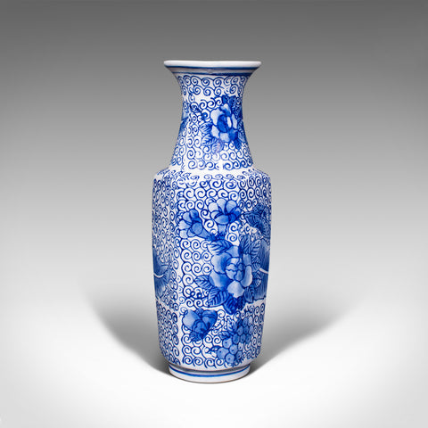 Vintage Posy Vase, Japanese, Ceramic, Flower, After Delft, Art Deco, Circa 1940