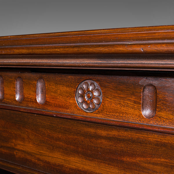Huge, 15' Long Antique Glazed Bookcase, English, Mahogany, Victorian, Circa 1880