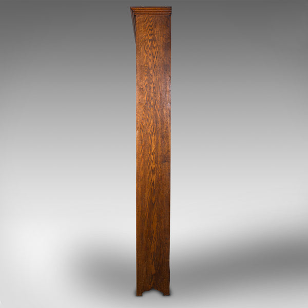 Large Vintage Bookcase, English, Oak, Bookshelf, Cabinet, Mid 20th Century, 1950
