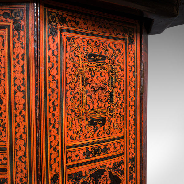 Antique Occasional Table, Oriental, Coffee, Lamp, Stand, Victorian, Circa 1850