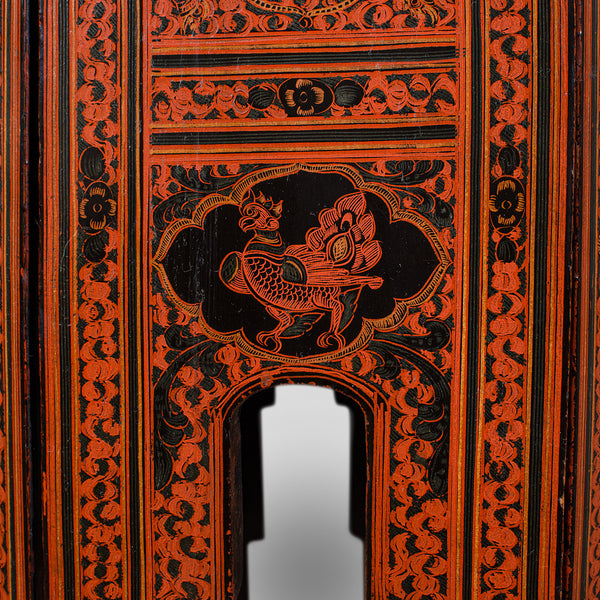 Antique Occasional Table, Oriental, Coffee, Lamp, Stand, Victorian, Circa 1850