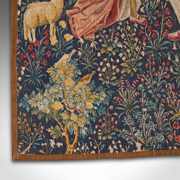 Large Antique Decorative Tapestry, French, Needlepoint, Wall Covering, Edwardian