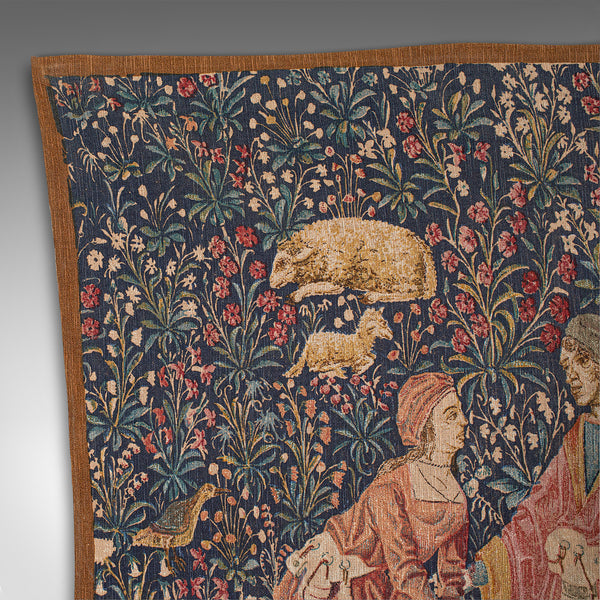 Large Antique Decorative Tapestry, French, Needlepoint, Wall Covering, Edwardian