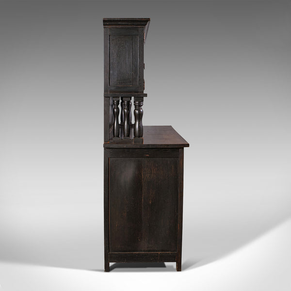 Large Antique Housekeeper's Cabinet, Dresser, Arts & Crafts, After Liberty, 1910