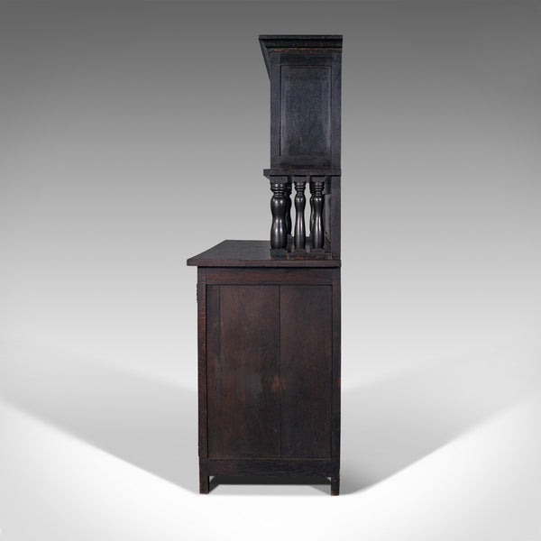 Large Antique Housekeeper's Cabinet, Dresser, Arts & Crafts, After Liberty, 1910