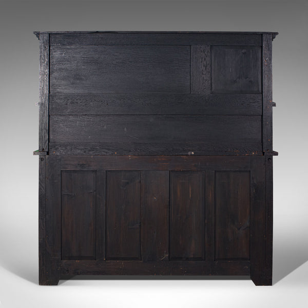 Large Antique Housekeeper's Cabinet, Dresser, Arts & Crafts, After Liberty, 1910