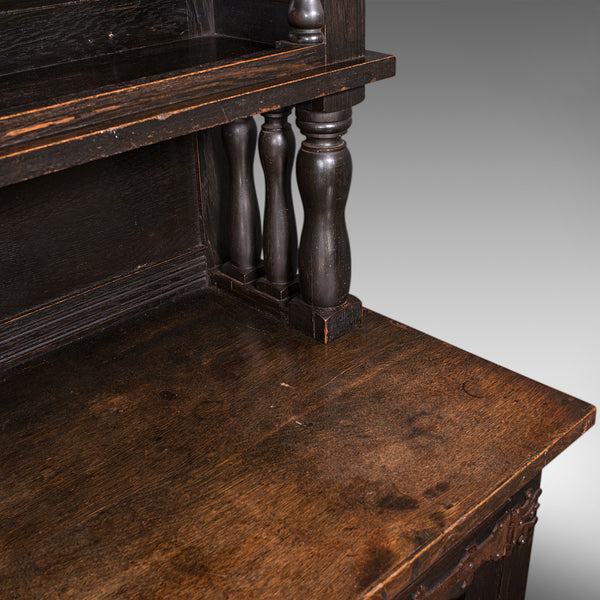 Large Antique Housekeeper's Cabinet, Dresser, Arts & Crafts, After Liberty, 1910