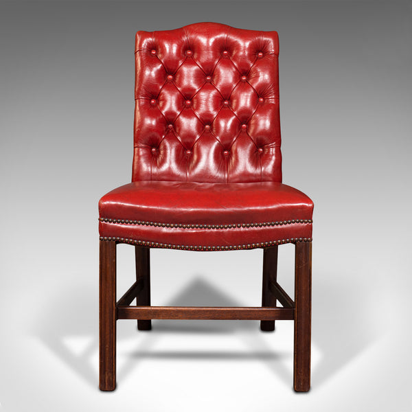 Set Of 10 Antique Gainsborough Chairs, English, Leather, Carver, Edwardian, 1910