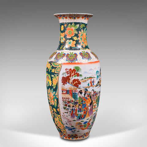 Vintage Flower Vase, Chinese, Art Deco, Display, Urn, Mid 20th Century, C.1940