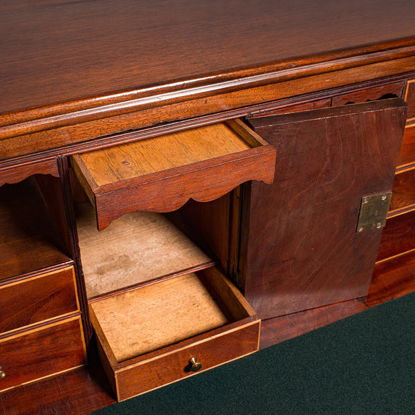 Antique Secretaire Cabinet, English, Chest Of Drawers, Bureau, Desk, Georgian