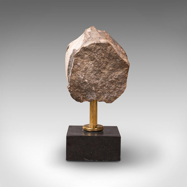 Vintage Display Fossil, English, Geological Study, Ornament, Desktop Paperweight