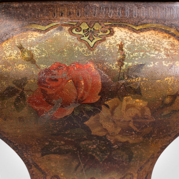 Antique Decorative Biscuit Tin, English, Shop, Retail, Container, Edwardian