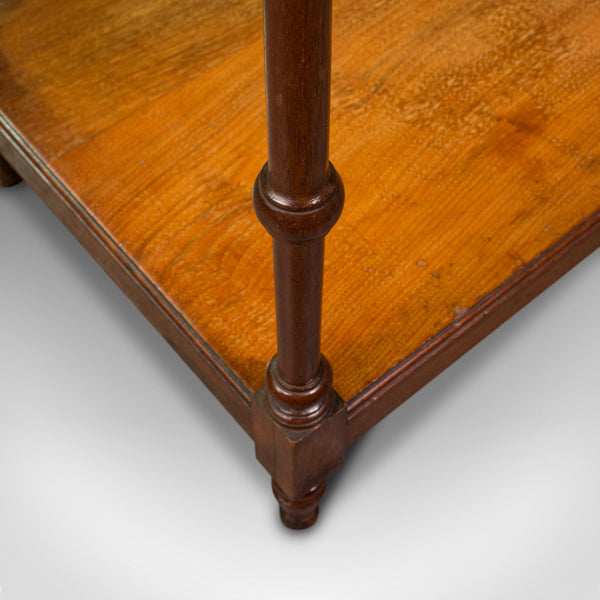 Antique 3 Tier Whatnot, English, Mahogany, Buffet, Display Stand, Victorian