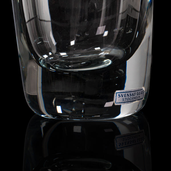 Vintage Decorative Flower Vase, Swedish, Art Glass, Mid 20th Century, Circa 1960