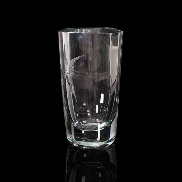 Vintage Decorative Flower Vase, Swedish, Art Glass, Mid 20th Century, Circa 1960