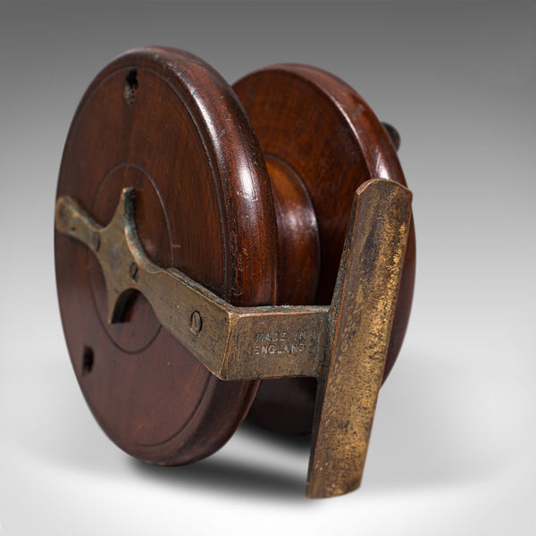 Antique Starback Fishing Reel, English, Decorative, Angling, Edwardian, C.1910