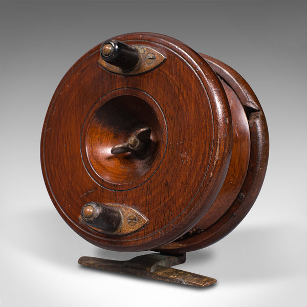 Antique Starback Fishing Reel, English, Decorative, Angling, Edwardian, C.1910