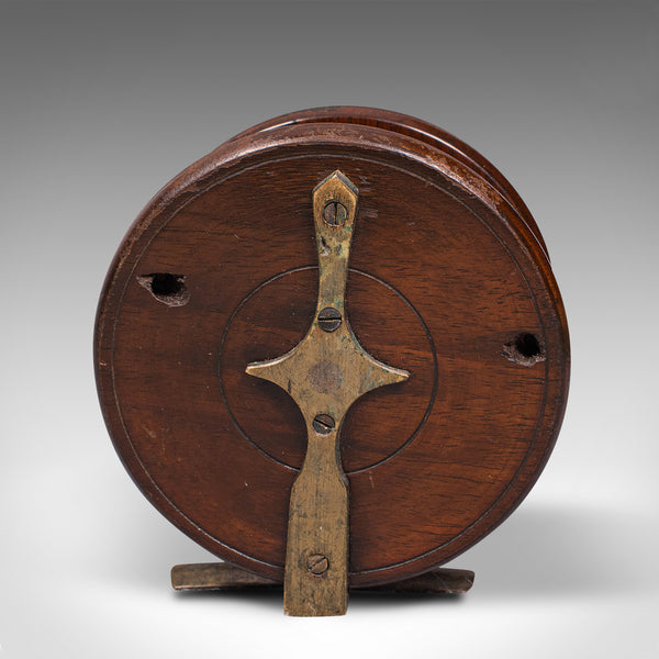 Antique Starback Fishing Reel, English, Decorative, Angling, Edwardian, C.1910