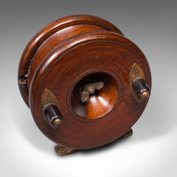 Antique Starback Fishing Reel, English, Decorative, Angling, Edwardian, C.1910