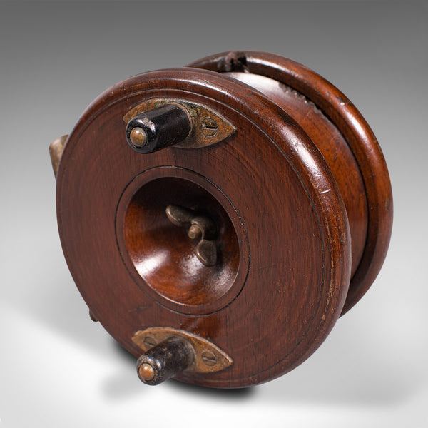 Antique Starback Fishing Reel, English, Decorative, Angling, Edwardian, C.1910