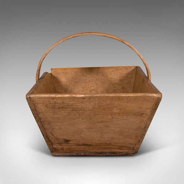 Antique Garden Trug, French, Pine, Horticulture Basket, Victorian, Circa 1900