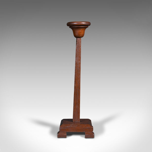 Pair Of Antique Hat Stands, Oak, Milliner's Shop Display, Wig, Edwardian, C.1910